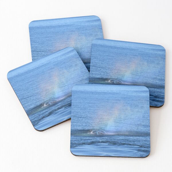 Item preview, Humpback whale creating a rainbow designed and sold by elisainiceland.