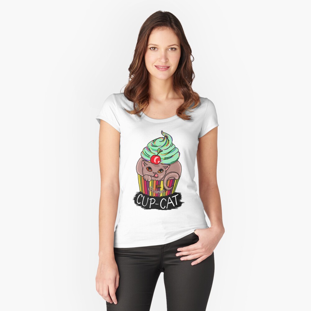 Artikel-Vorschau von Tailliertes Rundhals-Shirt, designt und verkauft von Boxcats.