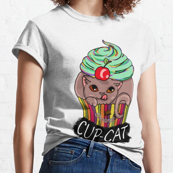 Cup-Cat, the sweet sweet tooth Classic T-Shirt