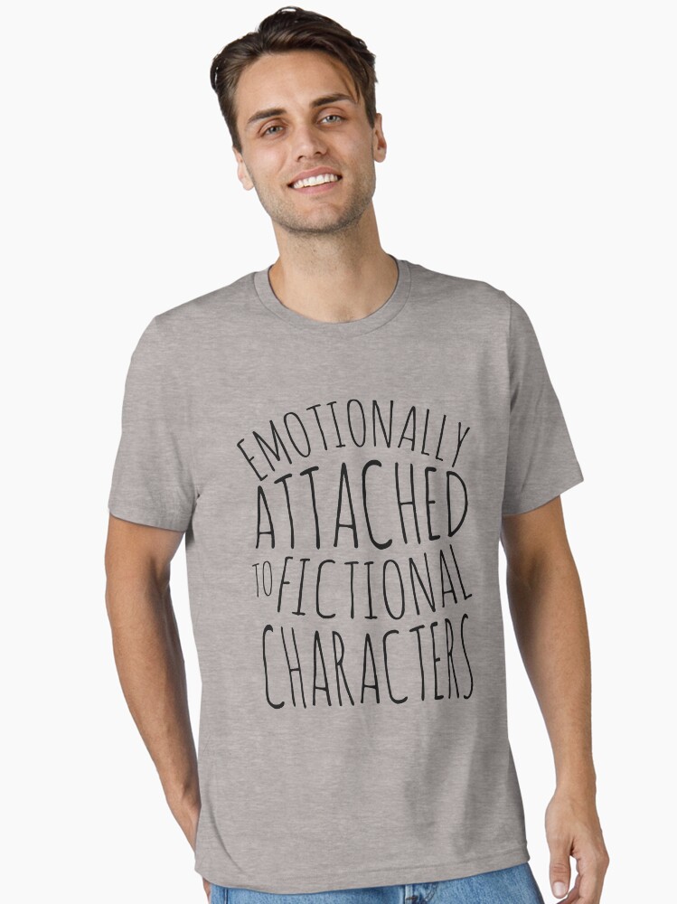Thumbnail 1 von 7, Essential T-Shirt, emotional an fiktive Charaktere gebunden #schwarz designt und verkauft von FandomizedRose.