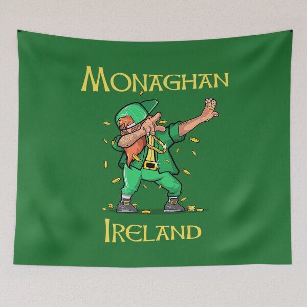 Item preview, Monaghan Irish Saint Patricks day novel and fun products Fun and craic. Irish American Shamrock Design designed and sold by comhra.