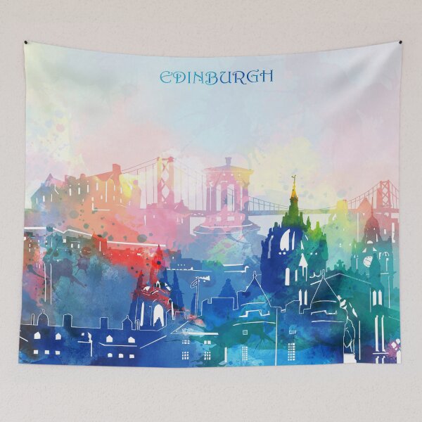 Item preview, edinburgh skyline designed and sold by BekimART2.