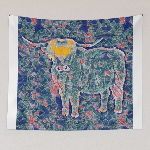 Item preview,  The colorful Highland Cow - Highland Cattle fans gift designed and sold by Dubbra.