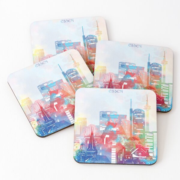 Item preview, essen skyline designed and sold by BekimART2.