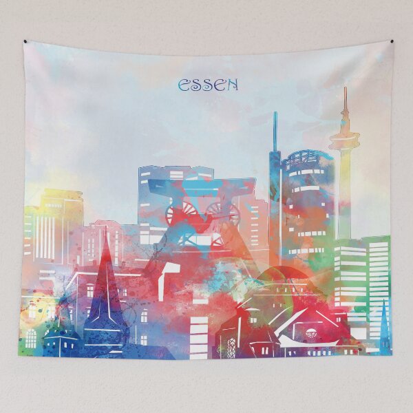 Item preview, essen skyline designed and sold by BekimART2.