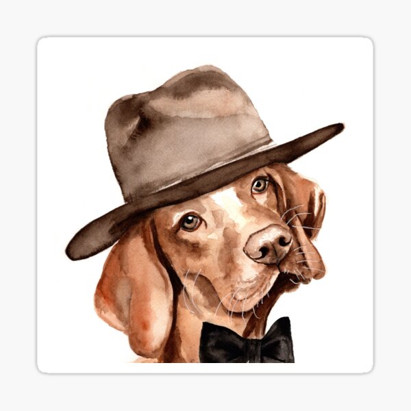 Vista previa del artículo con la obra «Pharrell Vizsla. Pintura de acuarela.», diseñado y vendido por paperoni.