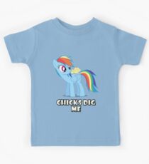 Rainbow Dash - "Chicks" Kids Tee
