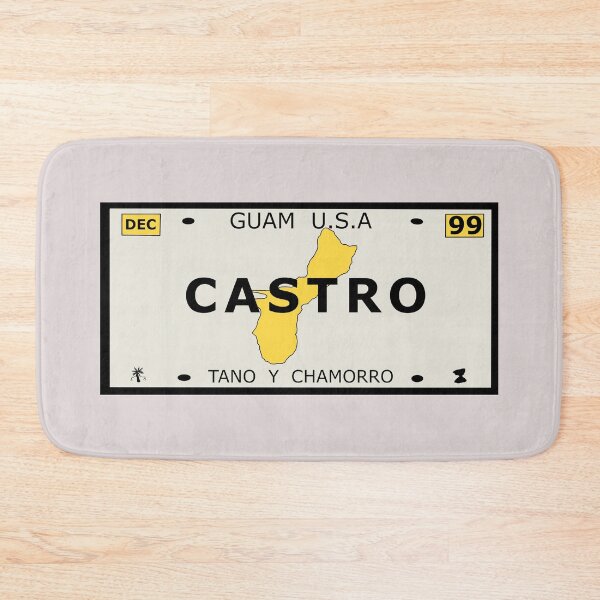 Item preview, Guam Vanity Plate "CASTRO" designed and sold by joeymesa70.