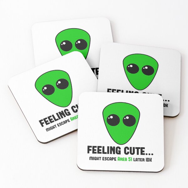 Item preview, Cute Alien Escaping Area 51 designed and sold by juvajay.