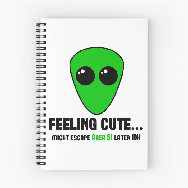 Item preview, Cute Alien Escaping Area 51 designed and sold by juvajay.