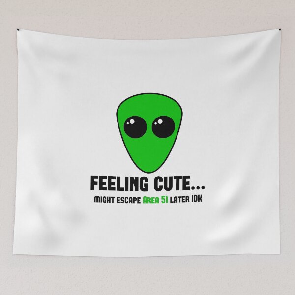 Item preview, Cute Alien Escaping Area 51 designed and sold by juvajay.