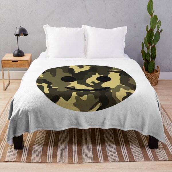 Item preview, Camo Smiling face designed and sold by durkstars.
