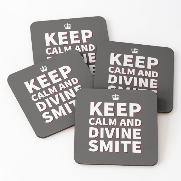 Item preview, Keep calm and Divine Smite Dungeons and Dragons Paladin Quote designed and sold by Figmenter.