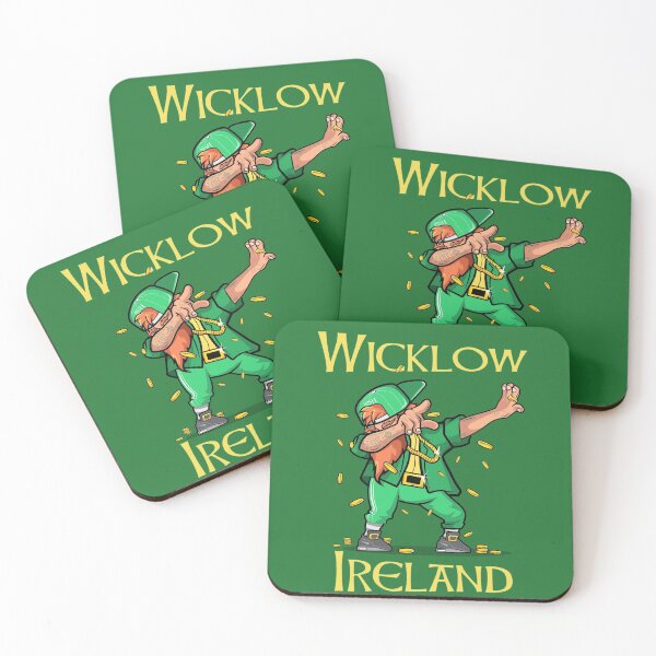 Artikelvorschau, Wicklow Irish Saint Patricks day novel and fun products Fun and craic. Irish American Shamrock Design entworfen und verkauft von comhra.