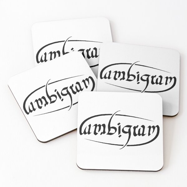 Item preview, Ambigram of the word Ambigram designed and sold by SovietSeal.