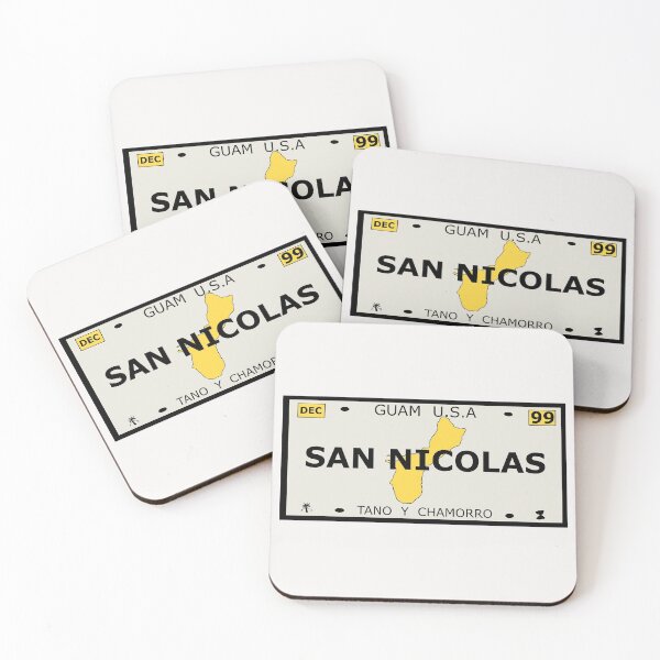 Item preview, Guam Vanity Plate "SAN NICOLAS" designed and sold by joeymesa70.