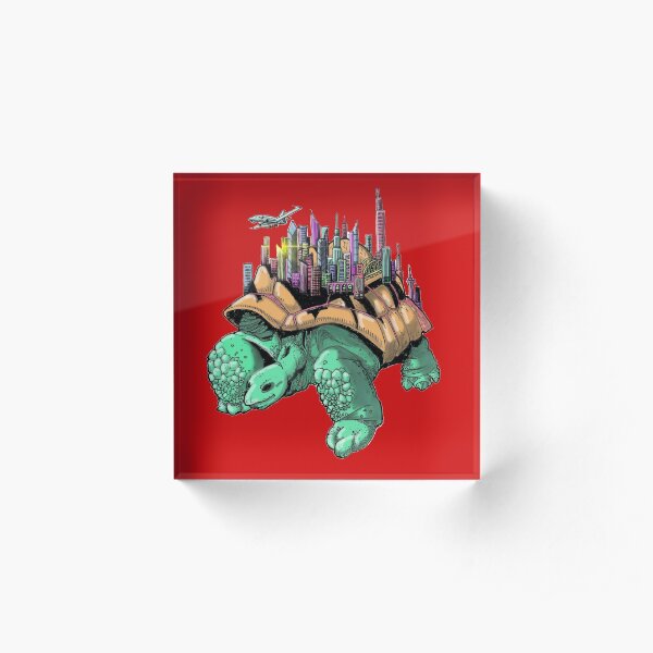 Slow City Acrylic Block
