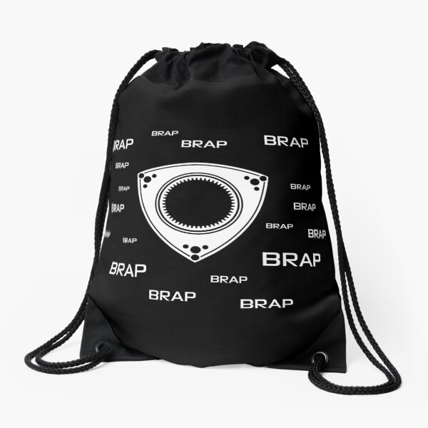 Rotary Brap (the noise a rotary engine makes) Drawstring Bag