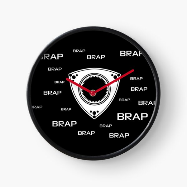 Rotary Brap (the noise a rotary engine makes) Clock