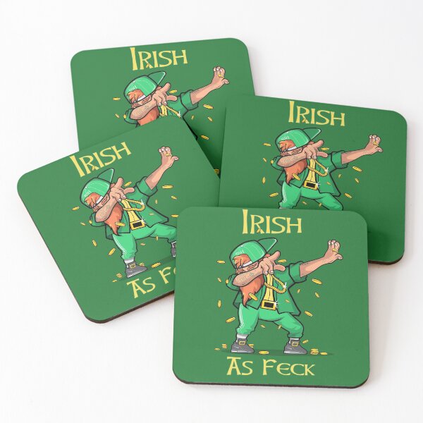 Artikelvorschau, Comic feck Irish Saint Patricks day novel and fun products Fun and craic. Irish American Shamrock Design entworfen und verkauft von comhra.