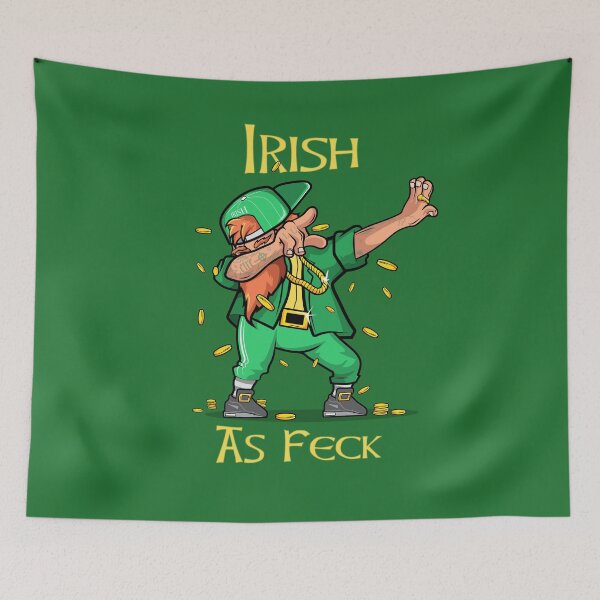 Artikelvorschau, Comic feck Irish Saint Patricks day novel and fun products Fun and craic. Irish American Shamrock Design entworfen und verkauft von comhra.