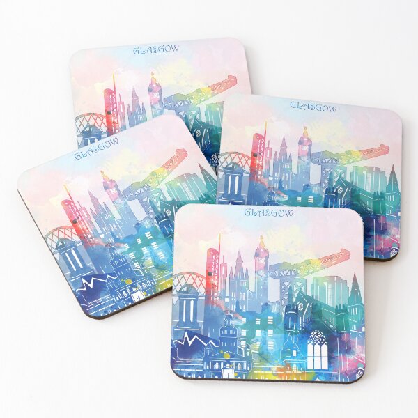 Item preview, glasgow skyline designed and sold by BekimART2.