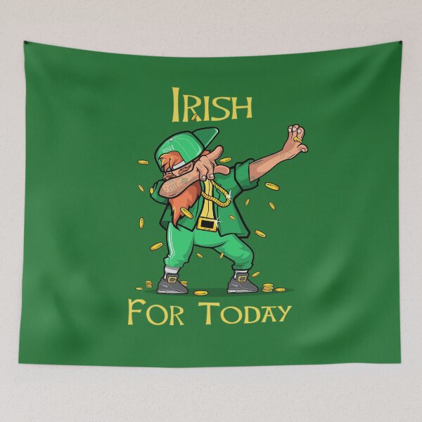 Item preview, B Irish Irish Saint Patricks day novel and fun products Fun and craic. Irish American Shamrock Design designed and sold by comhra.