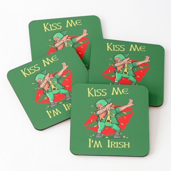 Item preview, Irish kiss American  Irish Saint Patricks day novel and fun products Fun and craic. Irish American Shamrock Design designed and sold by comhra.