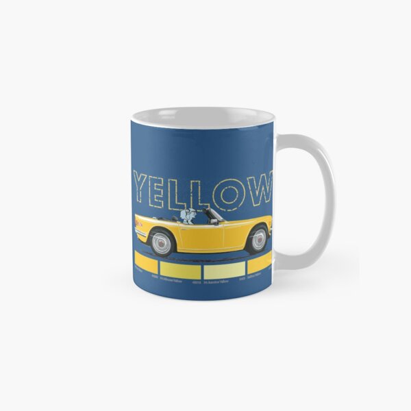 Yellow Triumph TR6 – a colour you love Classic Mug
