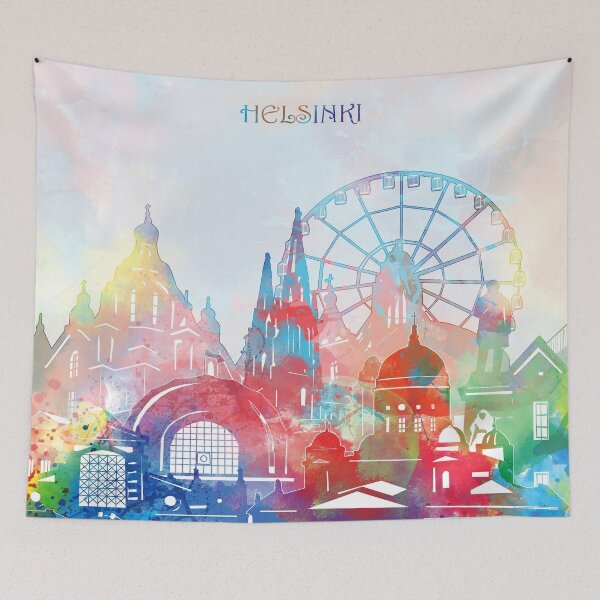 Item preview, helsinki skyline designed and sold by BekimART2.