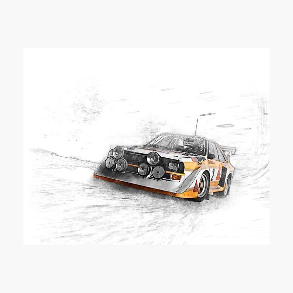 Item preview, Rally Car Illustration designed and sold by ApexFibers.