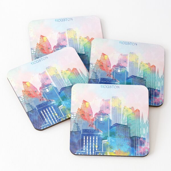 Item preview, houston skyline designed and sold by BekimART2.