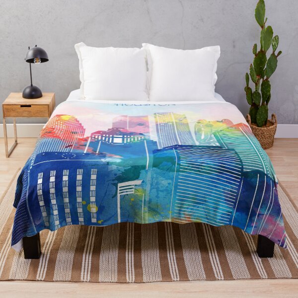Item preview, houston skyline designed and sold by BekimART2.