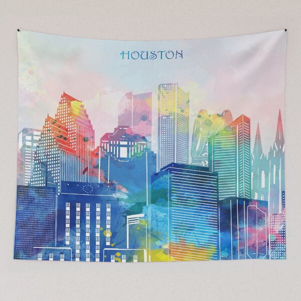 Item preview, houston skyline designed and sold by BekimART2.