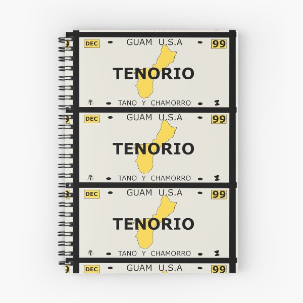 Item preview, Guam Vanity Plate "TENORIO" designed and sold by joeymesa70.