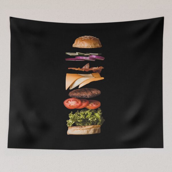 Item preview, Burger cheese bacon designed and sold by TShirtsByMs.
