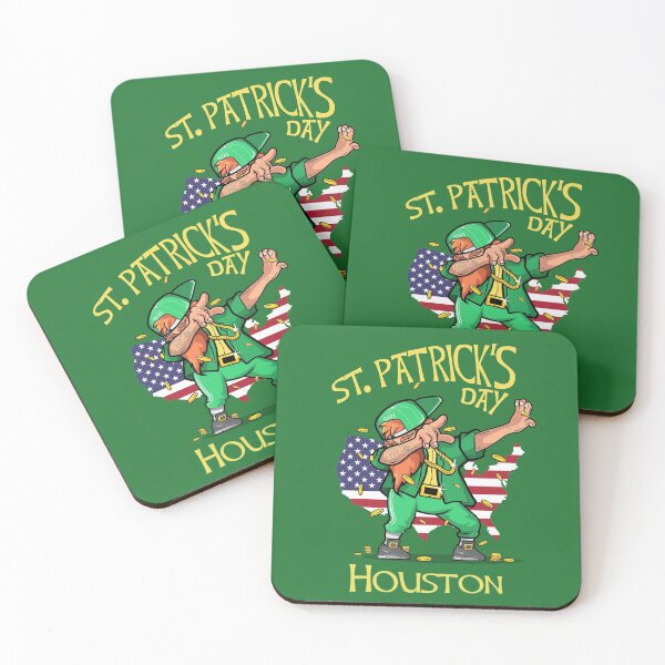Item preview, Houston Paddy, Irish American Irish Saint Patricks day novel and fun products Fun and craic. Irish American Shamrock Design designed and sold by comhra.
