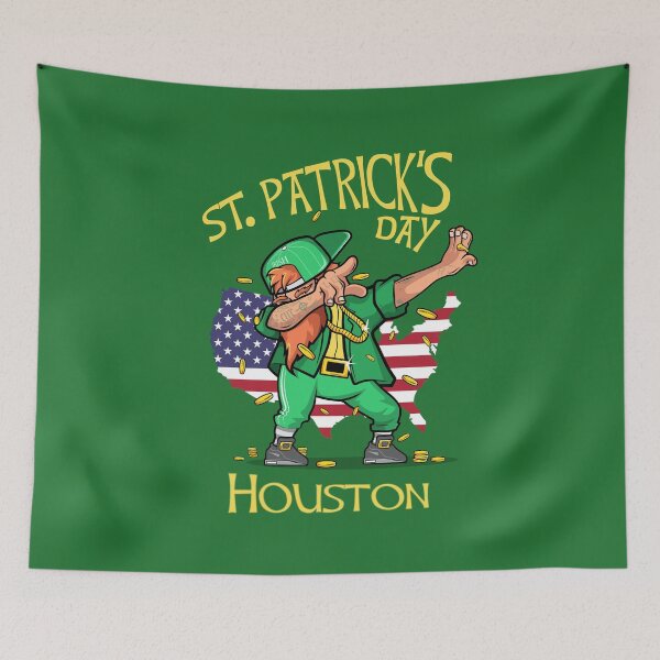 Item preview, Houston Paddy, Irish American Irish Saint Patricks day novel and fun products Fun and craic. Irish American Shamrock Design designed and sold by comhra.