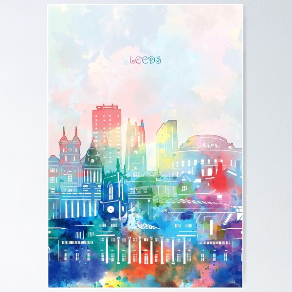 Item preview, leeds skyline designed and sold by BekimART2.