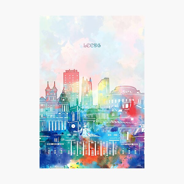 Item preview, leeds skyline designed and sold by BekimART2.