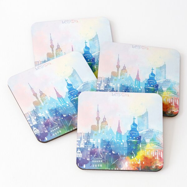 Item preview, leipzig skyline designed and sold by BekimART2.