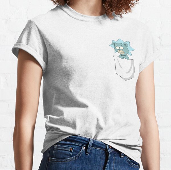 rick and morty pocket tee