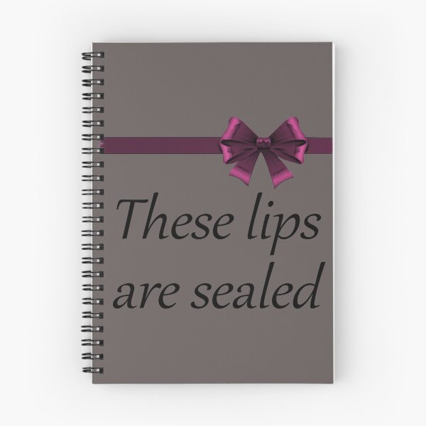 Item preview, 'These lips are sealed' ribbon designed and sold by MoniqueFrances.