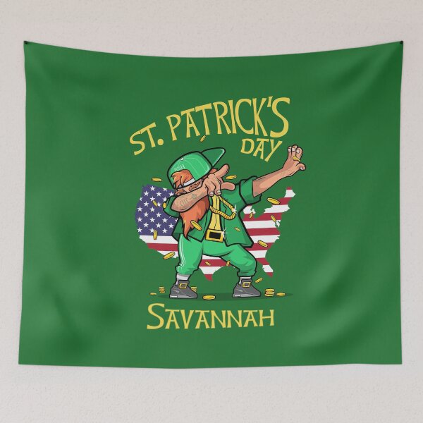 Item preview, Savannah,  Irish American Irish Saint Patricks day novel and fun products Fun and craic. Irish American Shamrock Design designed and sold by comhra.