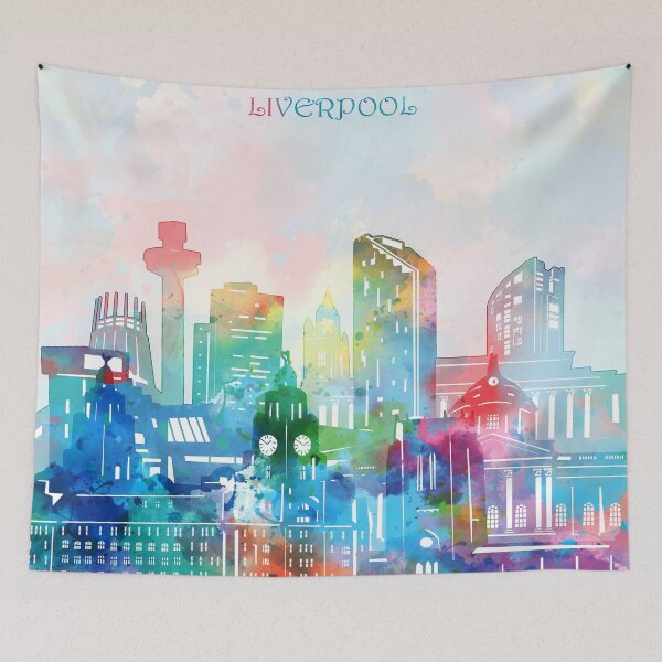 Item preview, liverpool skyline designed and sold by BekimART2.