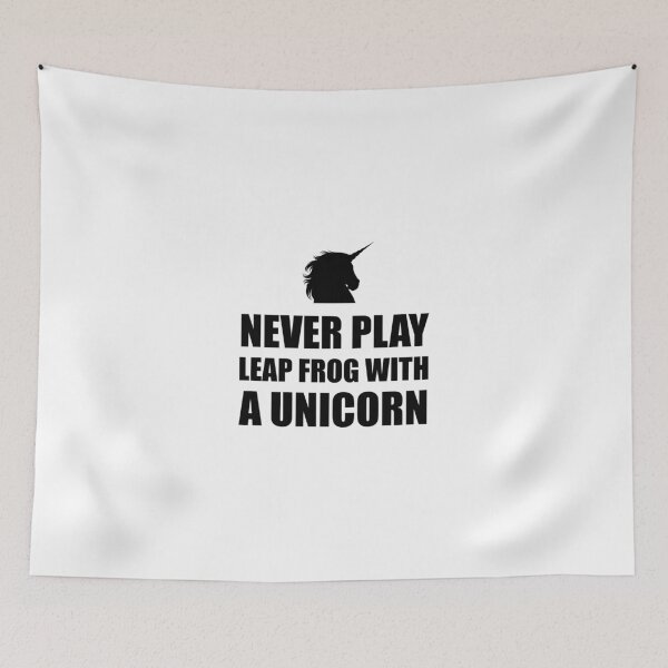 Item preview, Leap Frog With Unicorn Fan Funny designed and sold by TheBestStore.
