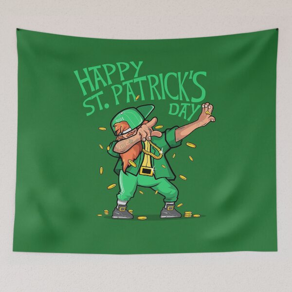 Item preview, Happy Paddy Irish Saint Patricks day novel and fun products Fun and craic. Irish American Shamrock Design designed and sold by comhra.