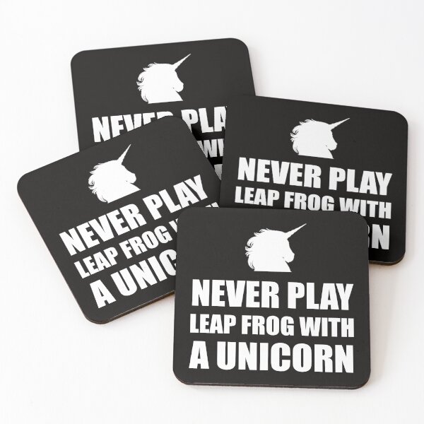 Item preview, Leap Frog With Unicorn Fan Funny designed and sold by TheBestStore.