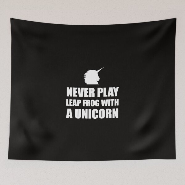 Item preview, Leap Frog With Unicorn Fan Funny designed and sold by TheBestStore.