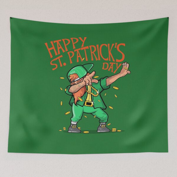 Item preview, Happy Paddy Irish Saint Patricks day novel and fun products Fun and craic. Irish American Shamrock Design designed and sold by comhra.